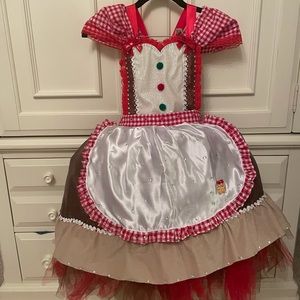Custom Gingerbread costume, size 8-10